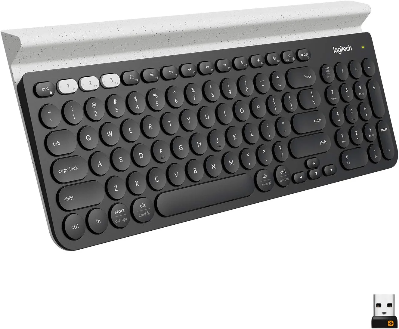 Logitech K780 Multi-Device Wireless Keyboard for Computer, Phone and Tablet Logitech K780 Multi-Device Wireless Keyboard for Computer, Phone and Tablet